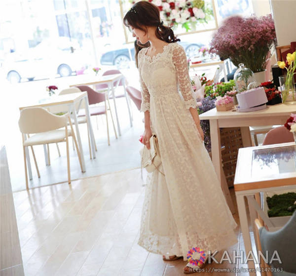 送料無料 ドレス 二次会 花嫁 ワンピース ウェディングドレス パーティードレス 花嫁ドレス 結婚式 ドレスラインドレス エンパイアドレスの通販はau Pay マーケット Kahana