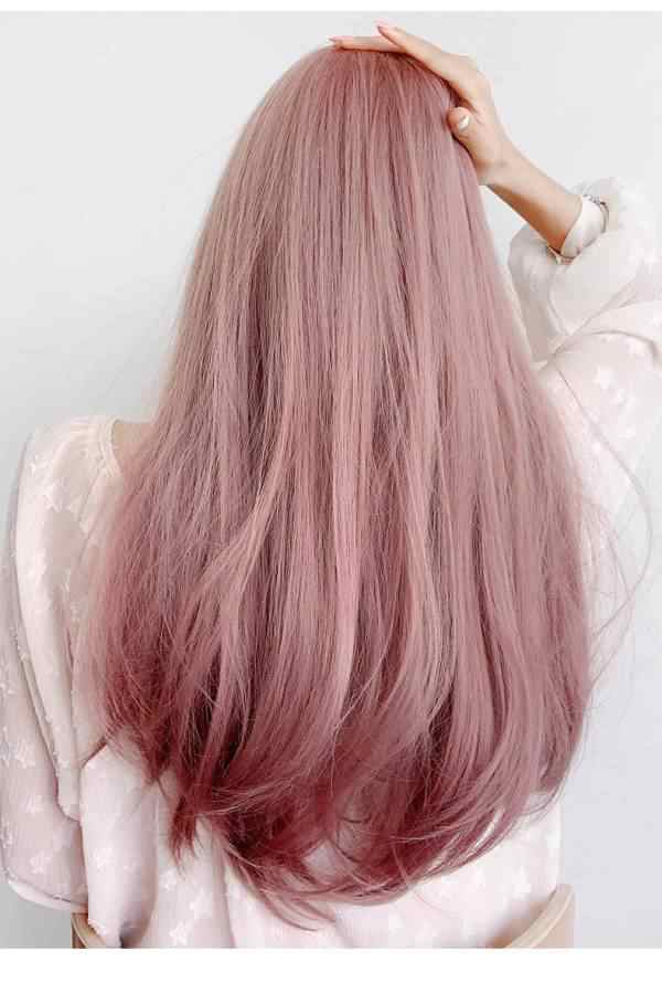 かつら髪が長い薄紅色薄いピンクグラデーション色かわいいエレガントでおしゃれbeijixing11の通販はau Pay マーケット Global Shop