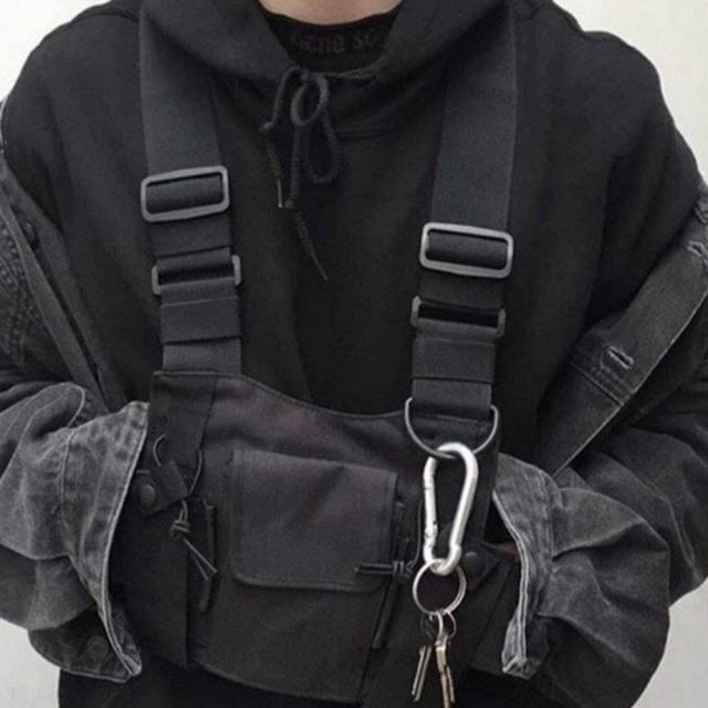 チェストリグ 小型のラジオケース ホルダーバッグ