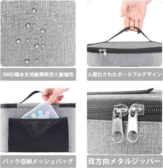 保温 バッグ 車載 用 ヒーター 内臓 電気 お 弁当 袋 断熱 大