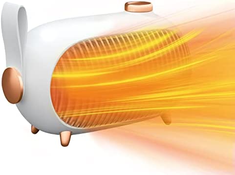 ファンヒーター セラミックヒーター 小型 900W 省エネ 3段階切替 温風 自然風 2秒速暖 過熱保護 転倒保護 足元 脱衣所 トイレ 洗面所 寝室 オフィス リビング 適用 セラミックファンヒーター ホワイト