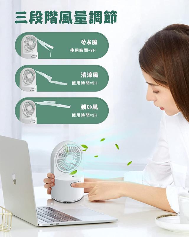 冷風機 扇風機 卓上扇風機 スポットクーラー 冷風扇 加湿器