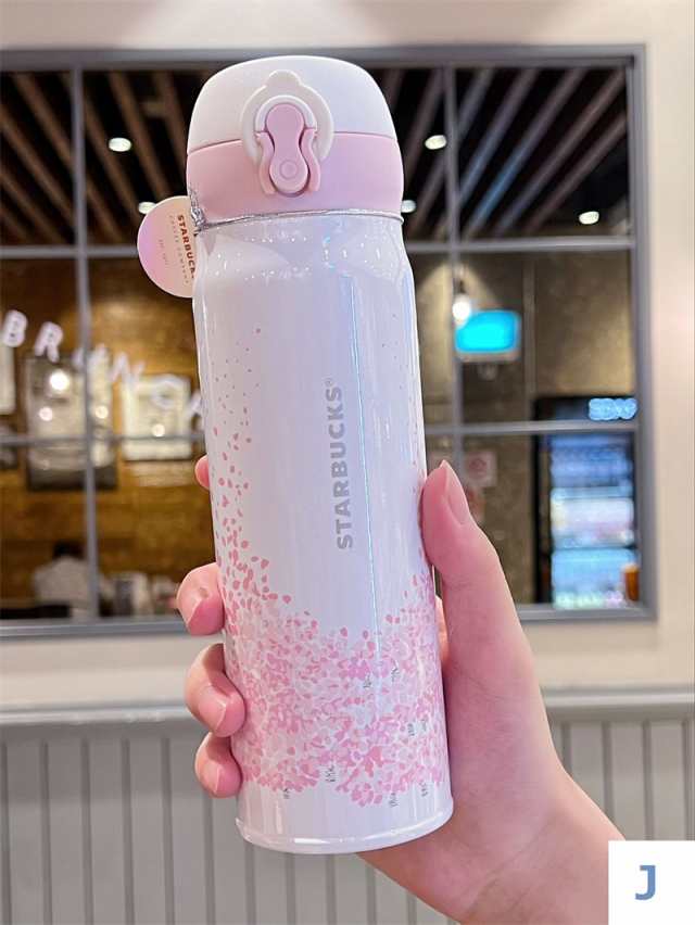 スターバックス starbucks 水筒 魔法瓶 ステンレスボトル 桜 水筒