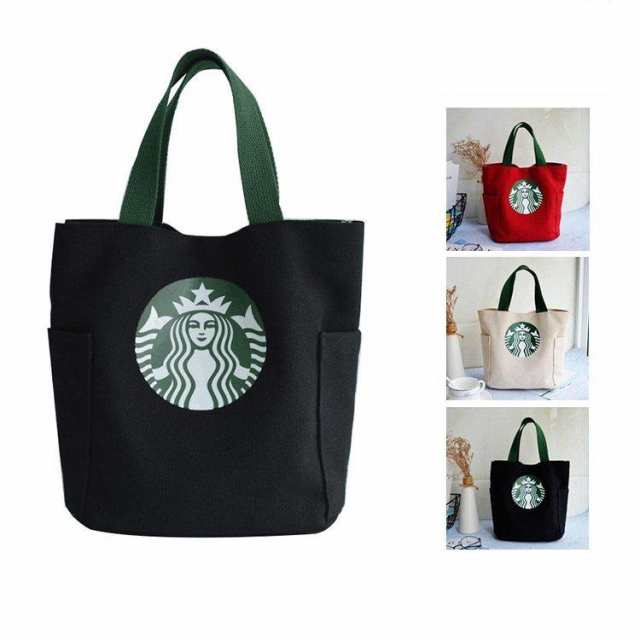 STARBUCKS スターバックス トートバッグ キャンバスバッグ エコバッグ 弁当バッグ お買い物 男女兼用 3色 大容量 sup01の通販はau  PAY マーケット - スポーツプロショップ | au PAY マーケット－通販サイト