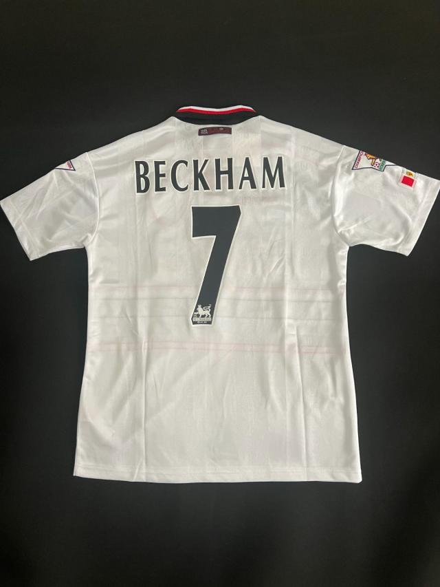 新品　ベッカム　マンチェスターユナイテッド 98-99 ユニフォーム Mサイズ ベッカム 98-99 マンチェスター・ユナイテッド ユニフォーム