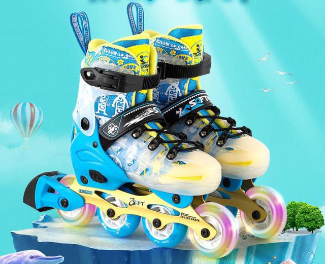 ローラースケート インラインスケート ローラーシューズ ウィール発光 初心者向け 子供用 ジュニア キッズ サイズ調整可能 訓練用 インの通販はau Pay マーケット スポーツプロショップ