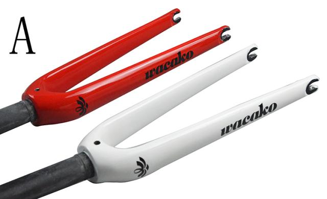 wacako小径車フォーク 折りたたみ自転車フォーク カーボンフォーク 14 16 18 20 22インチ ロードバイクフォーク フロントフォーク wqx09