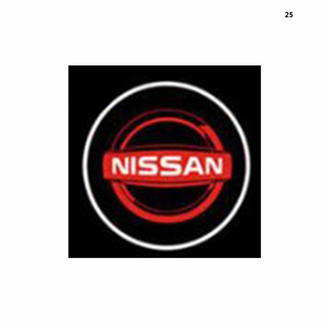 日産 Nissan 投影 LEDウェルカムライト カーテシランプ ドアロゴライト