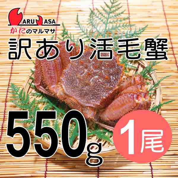 かにのマルマサ お中元 ギフト 毛ガニ 北海道産 冷蔵 訳あり活毛がに 550g 1尾 毛蟹 カニ通販 海産物 道産品の通販はau Pay マーケット マルマサ物産