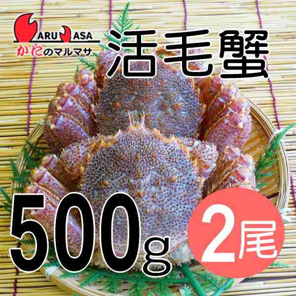 かにのマルマサ お取り寄せ ギフト 毛ガニ 北海道産 冷蔵 活毛がに 500g 2尾 セット 毛蟹 堅蟹 カニ通販 海産物 道産品の通販はau Pay マーケット マルマサ物産