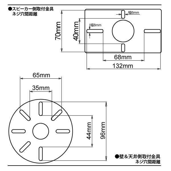 スピーカー 壁掛け 天吊り 金具 スピーカー金具 360度角度調節 スピーカー壁掛け 壁掛け金具 天吊り金具 吊り下げ 壁掛金具  SWB-101の通販はau PAY マーケット - テレビ壁掛け金具エース・オブ・パーツ | au PAY マーケット－通販サイト