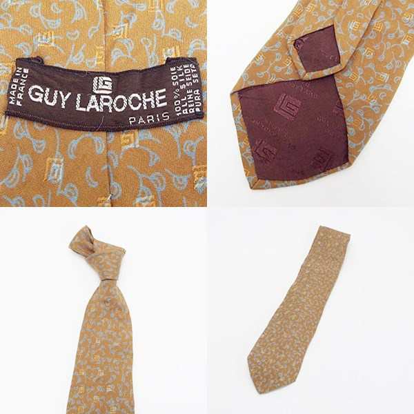 ★ Guy Laroche ギラロッシュ★ ブランド ネクタイ シルク ネイビー