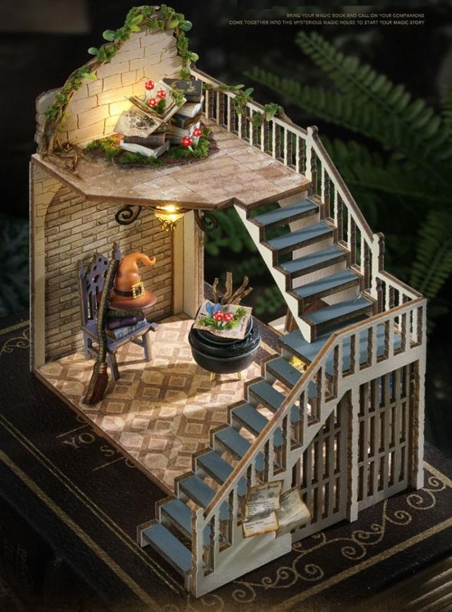 ドールハウス キット 手作り マジックハウス 魔法の家 子供 ドールハウス キット 手作り マジックハウス 魔法の家 子供