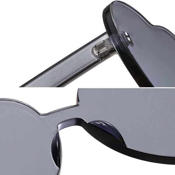 サングラス ハート フチなし 変形フレーム カラーレンズ 派手 夏 イベント 肉厚 伊達メガネ の通販はau Pay マーケット ファンシーアクセのhumming F