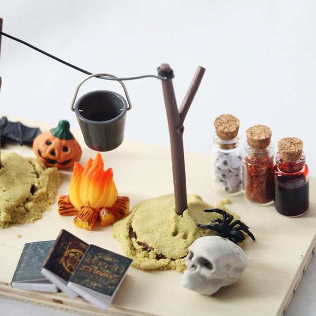 ミニチュア 雑貨 ハロウィンセット 骸骨 ハロウィン Halloween ドールハウス キット DIY ハンドメイド 1/12 材料 キット  アメリカン ホの通販はau PAY マーケット ファンシーアクセのHumming・F au PAY マーケット－通販サイト