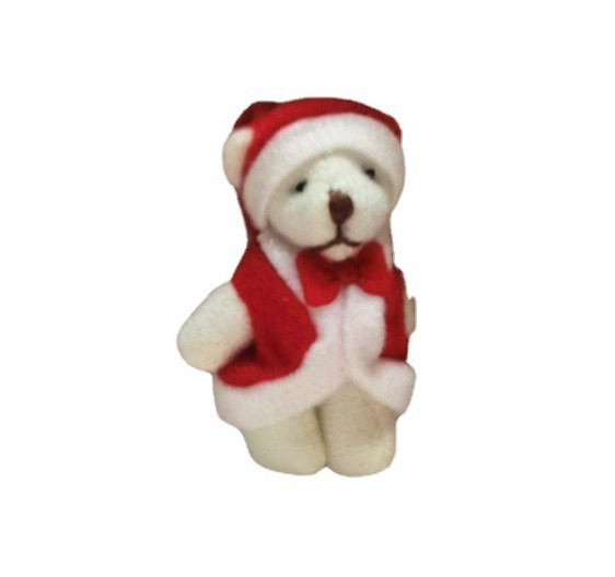 ミニチュア 雑貨 クリスマスのクマ くま 熊 くまのぬいぐるみ ドール 
