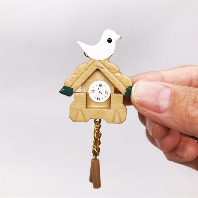 ミニチュア 雑貨 鳩時計 時計 鳩 鳥 材料 和風 キット アメリカン ドールハウス インテリア メール便送料無料 の通販はau Pay マーケット ファンシーアクセのhumming F