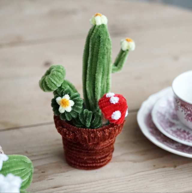 モールクラフト モールフラワー モール人形 DIY 手作り 花