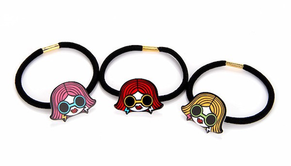 サングラス Girl ヘアゴム ヘアアクセサリー ヘアアクセ 髪留め レディース リップ 金髪 ピンク レッド メール便送料無料 の通販はau Pay マーケット ファンシーアクセのhumming F