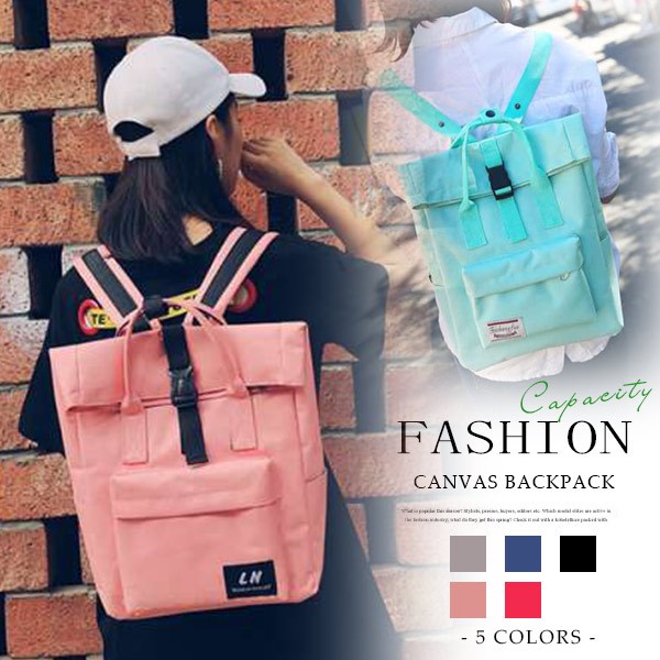 送料無料スクエアリュック メンズ レディース リュックサック アネロ トートバッグ おしゃれ キャンバス 大容量 大きめ 小さめ 2サイズ の通販はau Pay マーケット サンク