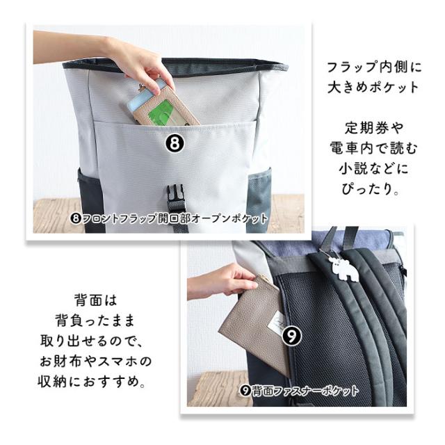 moz リュック モズ ZZEI-12 通販 レディース リュックサック パックパック デイパック 通勤 通学 大容量 A4 B4 軽量 軽い 背面ファスナー 背面収納 おしゃれ シンプル 大人 かわいい マザーズバッグ ママリュック メンズ ユニセックス レディースバッグ_9