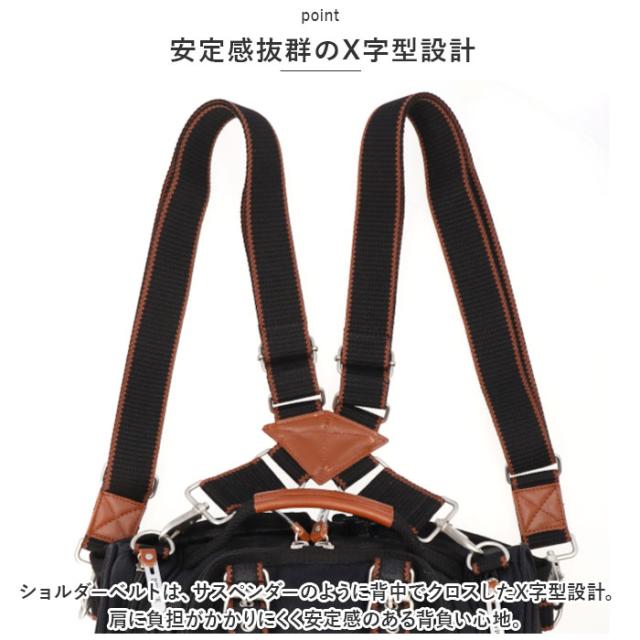 DEVICE バッグ AHH17089 通販 ボディバッグ ボディバック ボディーバッグ ヒップバッグ ショルダーバッグ リュック ブランド デバイス WORK 4way ヒップバッグ かっこいい ドラムバッグ ボストンバッグ 通学 通勤 自転車 メンズバッグ_8