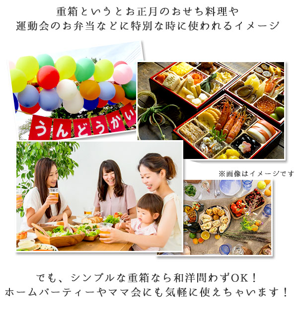 重箱 おしゃれ モダン 3段 通販 仕切り付き 6寸 お重 おしゃれ お重箱 おせち お弁当 弁当箱 プラスチック 運動会 お花見 行楽 ランチボの通販はau Pay マーケット Backyard Family ママタウン Au Pay マーケット店