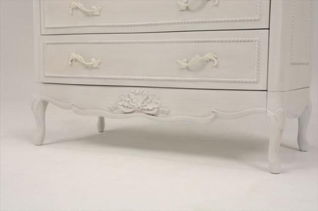 チェスト 脚付き 通販 RCH-1360AW ハンプトンシリーズ 4段 幅90×奥行