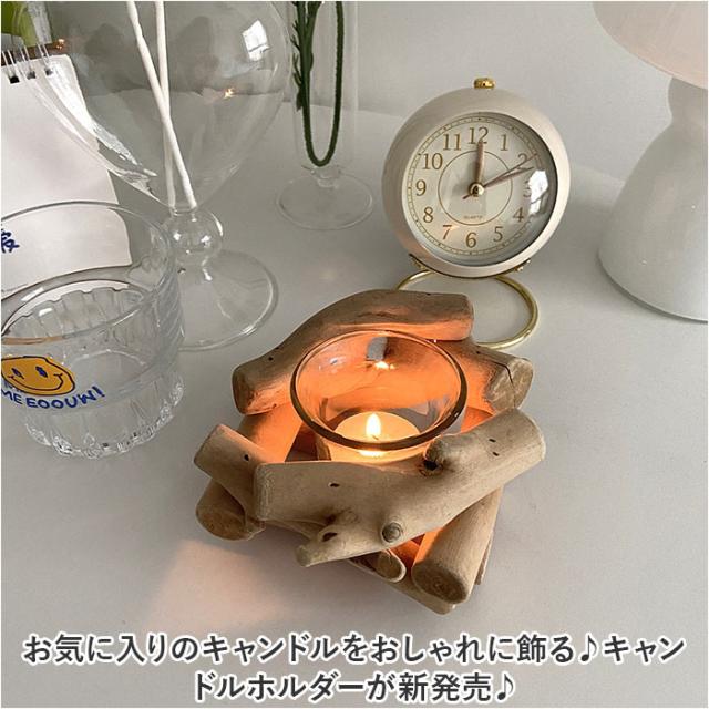 キャンドルスタンド 木製 通販 キャンドルホルダー ろうそく立て