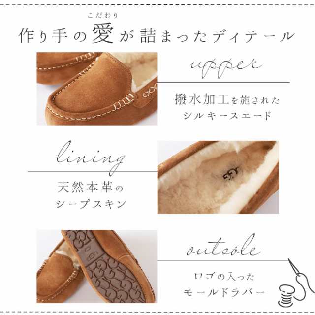 アグ UGG モカシン アンスレー 3312 1106878 スリッポン 定番