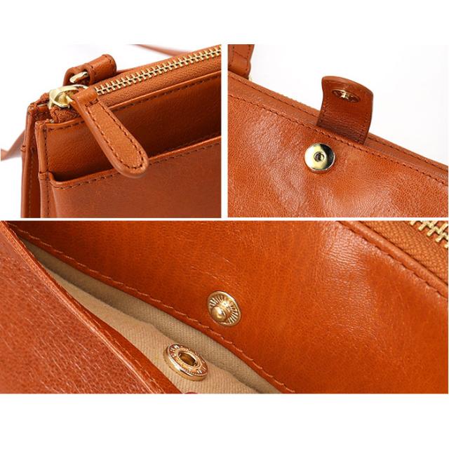 ズッケロ バッグ ショルダー ゴートレザー 通販 ショルダーバッグ