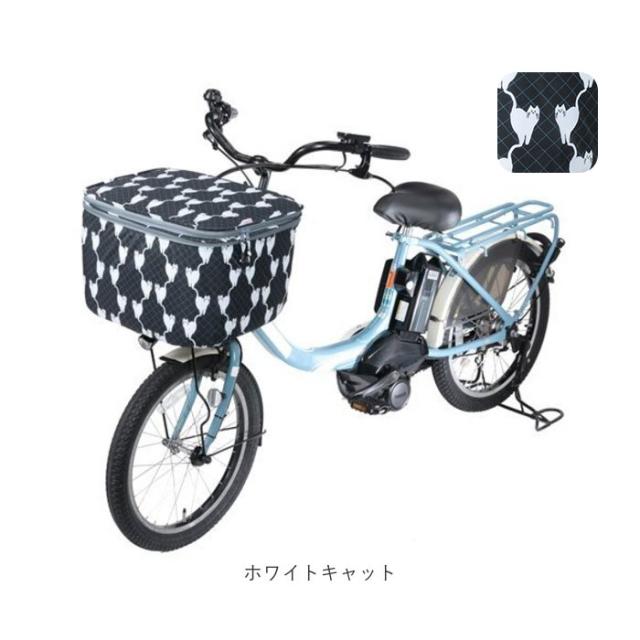Keia＋(ケイアプラス) 通販 前かごカバー 前カゴカバー 2段式 猫 
