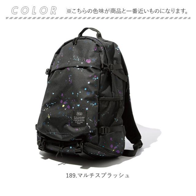 【KIU】リュック/防水&撥水　ブラック kiu バッグ 通販 リュック 大容量 メンズ レディース 通学 通勤