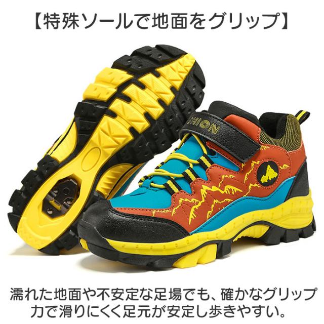 キッズシューズ ハイキング 登山 通販 トレッキングシューズ ハイキングシューズ ウォーキングシューズ 登山靴 スニーカー シューズ 子供靴 運動靴 トレッキング ローカット