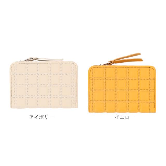 SOLATINA ソラチナ 財布 二つ折り財布 SW-39116 ミドル 通販 折り財布 二つ折り お財布 ウォレット キルティング L字ファスナー レザー 革 コイン お札 名刺 カード シック 大人 solatina 柔らかい レディース メンズ_16