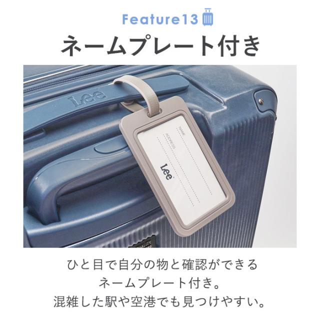 Lee リー キャリーバッグ 320-9041 通販 キャリーバック 約 52L- 60L キャリーケース スーツケース トランク 旅行バッグ 旅行カバン おしゃれ レディース メンズ バッグ バック レディースバッグ メンズバッグ ブランド かばん オシャレ_15