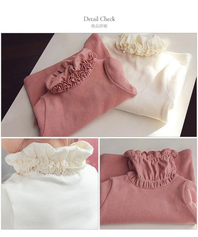 女の子 キッズ 長袖 Tシャツ 通販 ロンT 10002437 長袖Tシャツ カットソー ハイネック くしゅくしゅ タートルネック 無地 おしゃれ かわいい オシャレ 可愛い こども 女子 小学生 トップス 子ども服 子供服 キッズファッション Tシャツ