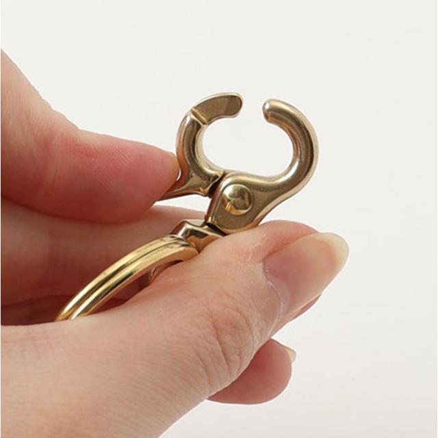 ウォレットチェーン 真鍮 通販 キーフック 真鍮ウォレット