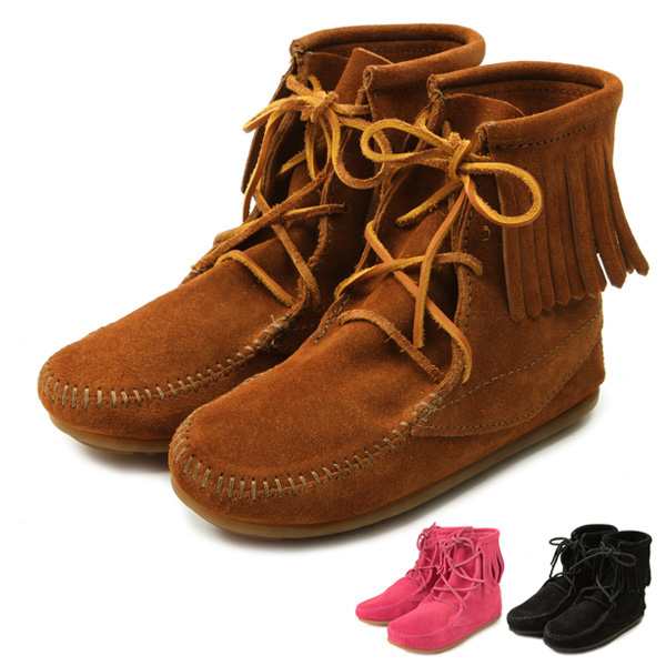 モカシン ミネトンカ ミネトンカ社公認の正規販売店 Minnetonka モカシンシューズ 定番 レディース MOCCASIN MINETONKA ブーツ キッズ アンクルトランパー ミネトンカの通販は