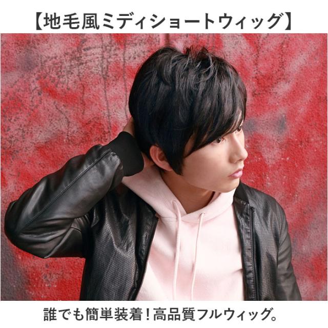 prisila プリシラ ウィッグ MA-10 メンズ 通販 オールウイッグ オールウィッグ フルウィッグ フルウイッグ 全頭かつら かつら ウイッグ メンズウィッグ カツラ 男性用 男性 PRISILA ミディショート コスプレ おしゃれ 自然_1