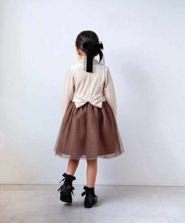Rora ワンピース 通販 セリーナ ドッキングワンピース 子供服 ワンピ 長袖 フォーマルワンピース パール リボン 女の子 キッズ 子供 こども 子ども 結婚式 パーティー 入園 卒園 入学 おしゃれ かわいい オシャレ 可愛い オールインワン 子ども服 キッズファッション_13