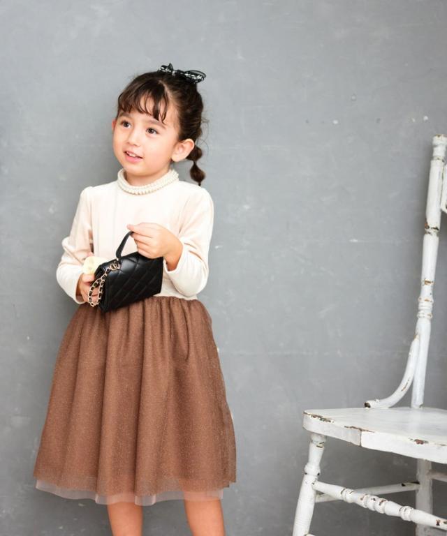 Rora ワンピース 通販 セリーナ ドッキングワンピース 子供服 ワンピ 長袖 フォーマルワンピース パール リボン 女の子 キッズ 子供 こども 子ども 結婚式 パーティー 入園 卒園 入学 おしゃれ かわいい オシャレ 可愛い オールインワン 子ども服 キッズファッション_6