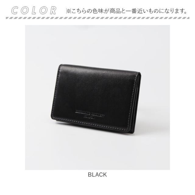 katharine hamnett london 名刺入れ 490-52301 通販 カードケース カード入れ 名刺ケース ICカード クレジットカードケース ビジネス 通勤 メンズ ブランド キャサリンハムネット シープスキン 羊革 男性 紳士 革小物_7