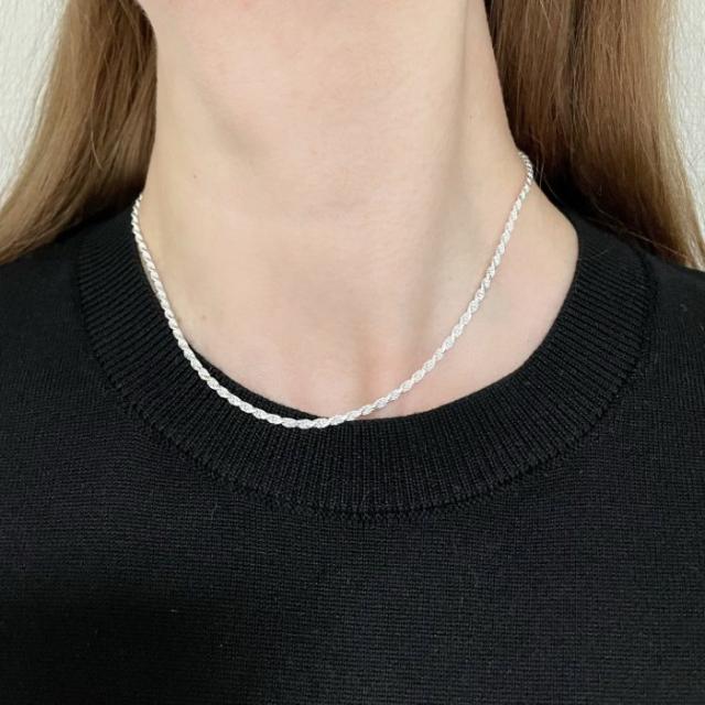 ネックレス シルバー925 チェーン 通販 フレンチロープチェーン シルバーネックレス チェーンネックレス メンズネックレス メンズジュエリー シンプル ベーシック STELLAN ステラン メンズ レディース アクセサリー プレゼント ギフト 贈り物_4