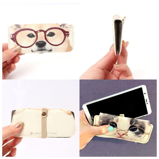 メガネケース メガネケース ワイヤーアート アニマル柄 スリム 通販