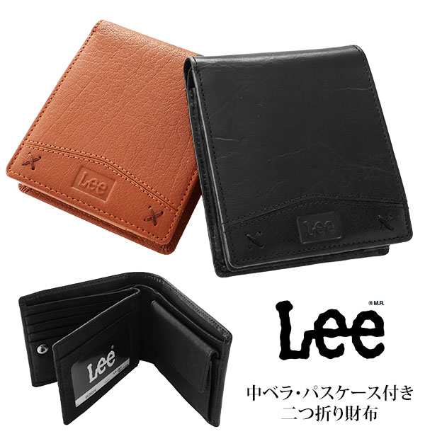 パスケース付き 二つ折り財布 Lee リー 通販 メンズ 紳士用 男性用 定期入れ付き 中べら 中ベラ 小銭入れあり 小銭入れ付きの通販はau Pay マーケット Backyard Family ママタウン Au Pay マーケット店