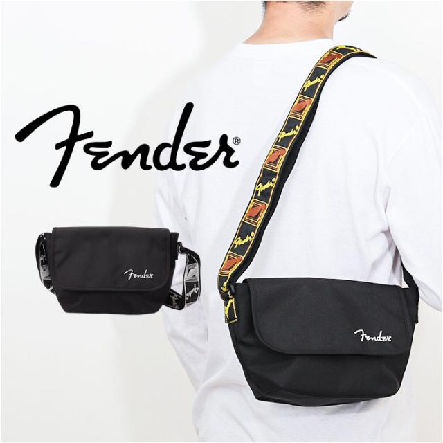 Fender フェンダー メッセンジャーバッグ 6052 通販 メッセンジャーバック ショルダーバッグ ショルダーバック ショルダー 肩掛け 斜めかけ 斜め掛け ななめがけ カジュアル コンパクト 小さめ 軽量 軽い B6 メンズ レディース 男女兼用