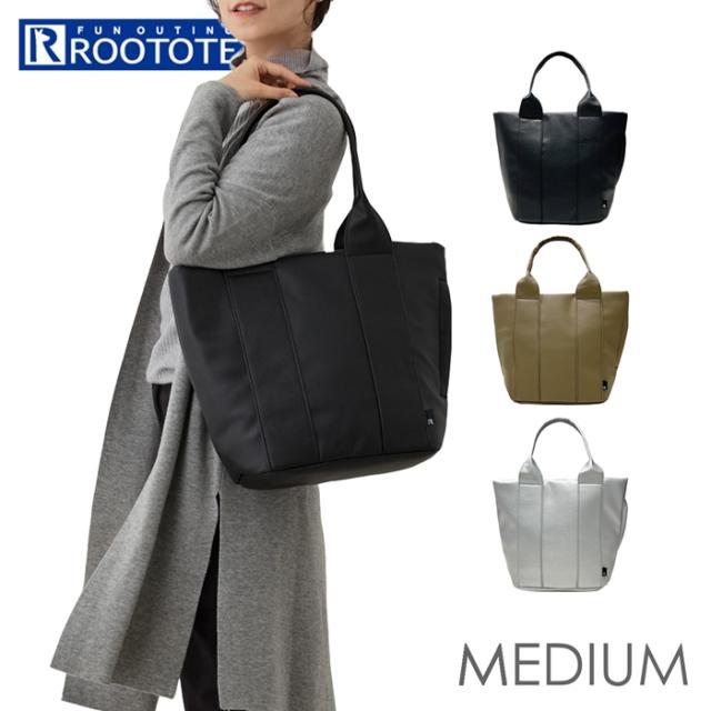 ルートート トートバッグ ROOTOTE 1323 通販 トートバック レディース きれいめ 肩掛け A4 通勤 通学 軽量 軽い ビジネス お仕事 フォーマル シンプル おしゃれ 大人 MEDIUM gentry SN.ミディアム.ジェントリー-Bの通販は 5,830円