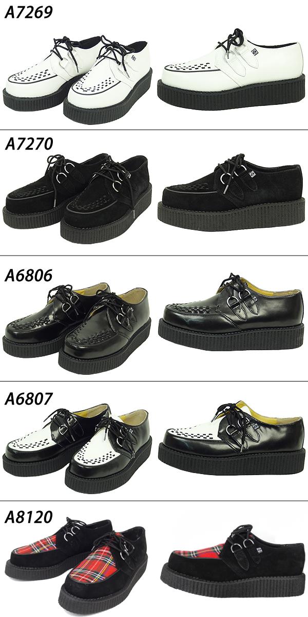TUK Creepers 通販/正規品 おすすめ シューズ・靴 定番 パンクなスニーカー・ラバーソール 厚底 Sole Round Low TUK Creepers 通販/正規品 おすすめ シューズ・靴 定番 パンクな