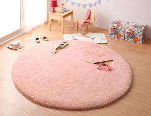 ラグ ラビットファータッチマイクロファイバーラグ 円形 直径185cm(サークル)の通販は